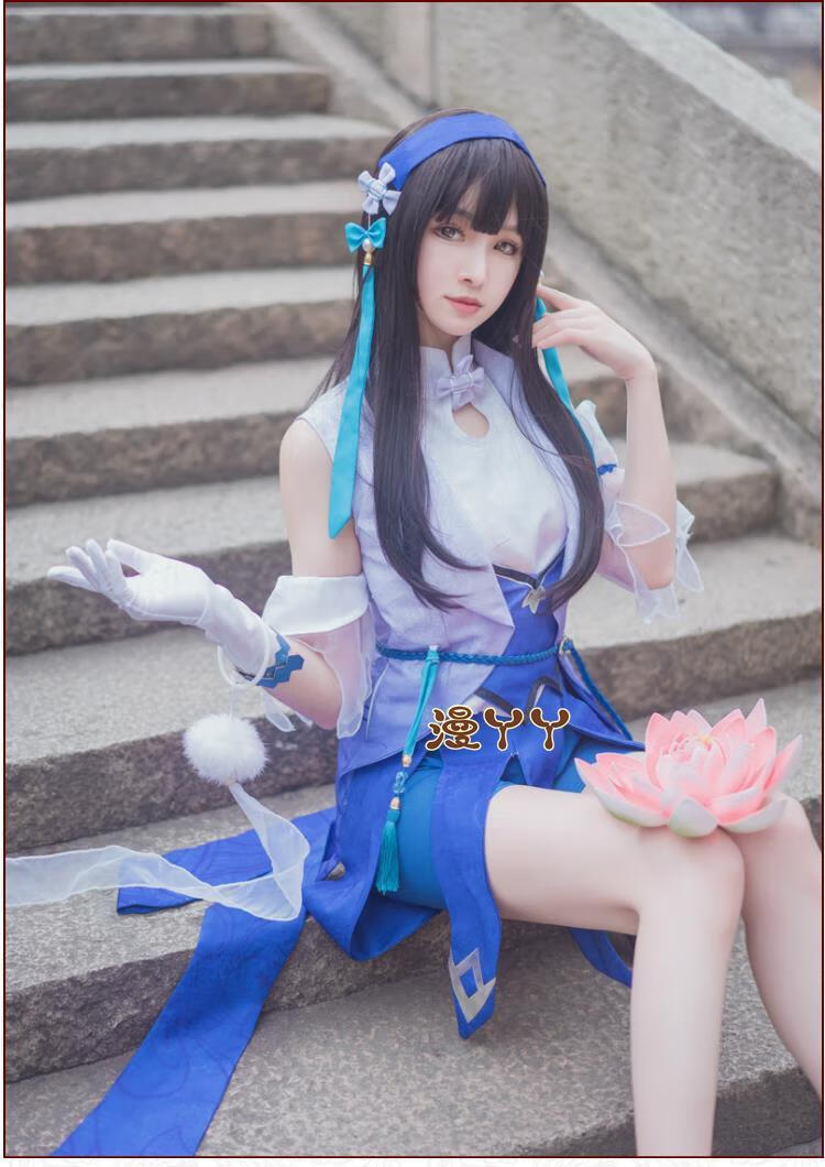 王者农药西施cos服西施幻纱之灵皮肤cosplay动漫服装女西施裙子渐变