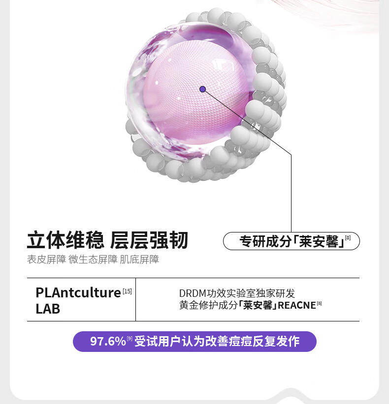 DRDM祛痘精华液水杨酸抗痘去闭口粉刺修护痘肌原液控油淡化痘印 20ml