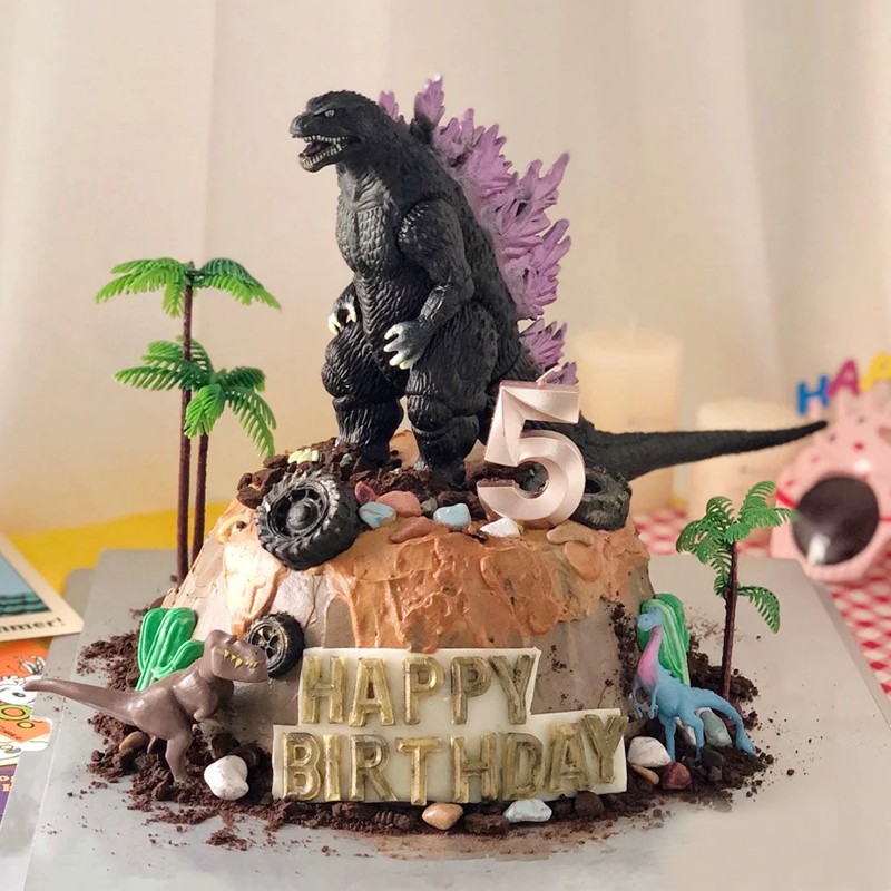 哥斯拉生日蛋糕同城配送怪兽之王卡通恐龙儿童蛋糕送男孩北京上海深圳
