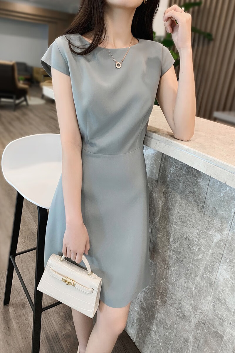 禾禾布衣【特别仙】连衣女夏薄款2021新款职场法式子香欧真值女装系列