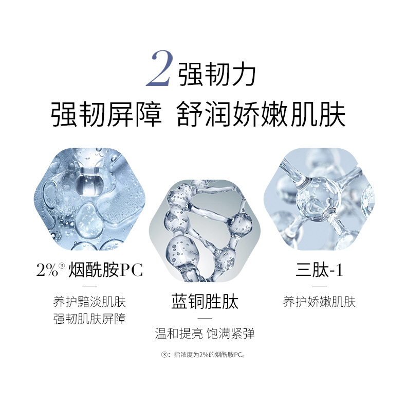 夸迪 华熙生物5D玻尿酸紧致焕颜蓝次抛精华液软安瓶补水保湿 焕颜次抛-无惧熬夜1ml*30支