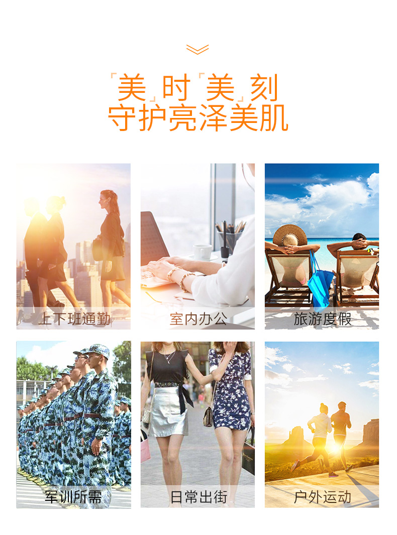 英国TJE防晒霜spf50学生女面部防晒防水防汗三合一隔离乳 30g