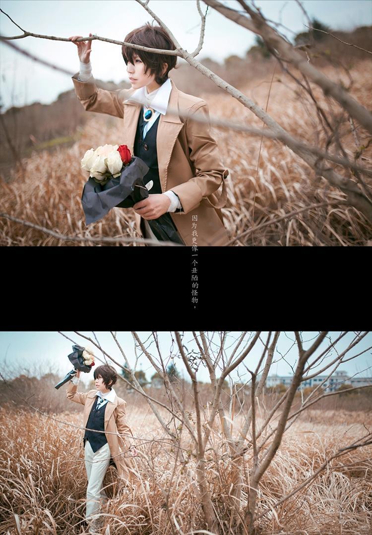 太宰治cos服文豪野犬cosplay服装男cos现货 全套(不含假发鞋子 l