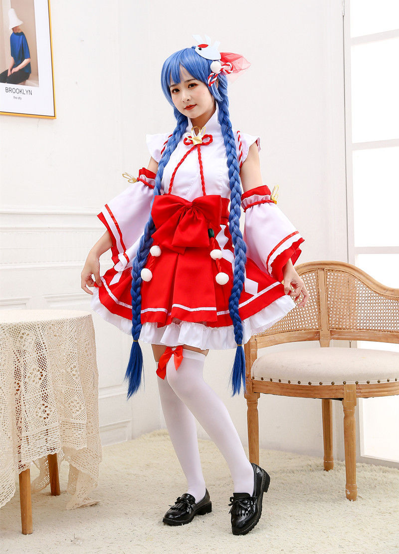 大乔伊势巫女cos服王者农药cosplay服装假发全套动漫现货分码服装裙撑