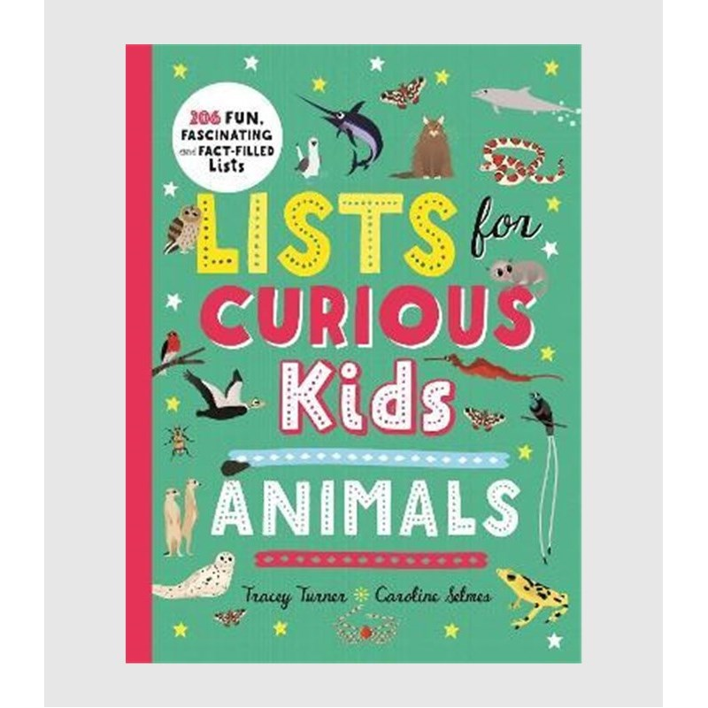 英文原版 Lists for Curious Kids: Animals:206 Fun, Fascinating and Fact-Filled Lists