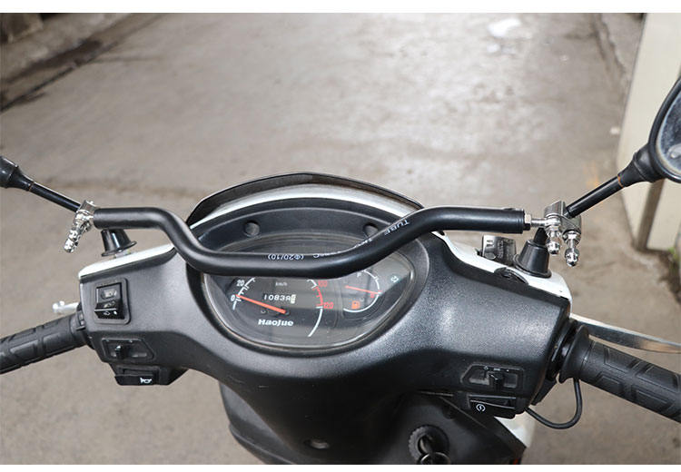 安全自驾 其它摩托车配件 鼎歪 电动摩托车后视镜改装平横杆踏板车