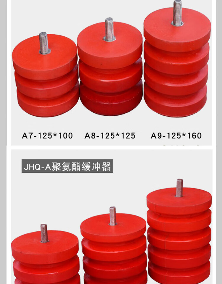 jhqa型起重机电梯聚氨酯缓冲器行车防撞器缓冲垫jhqa05050国标款