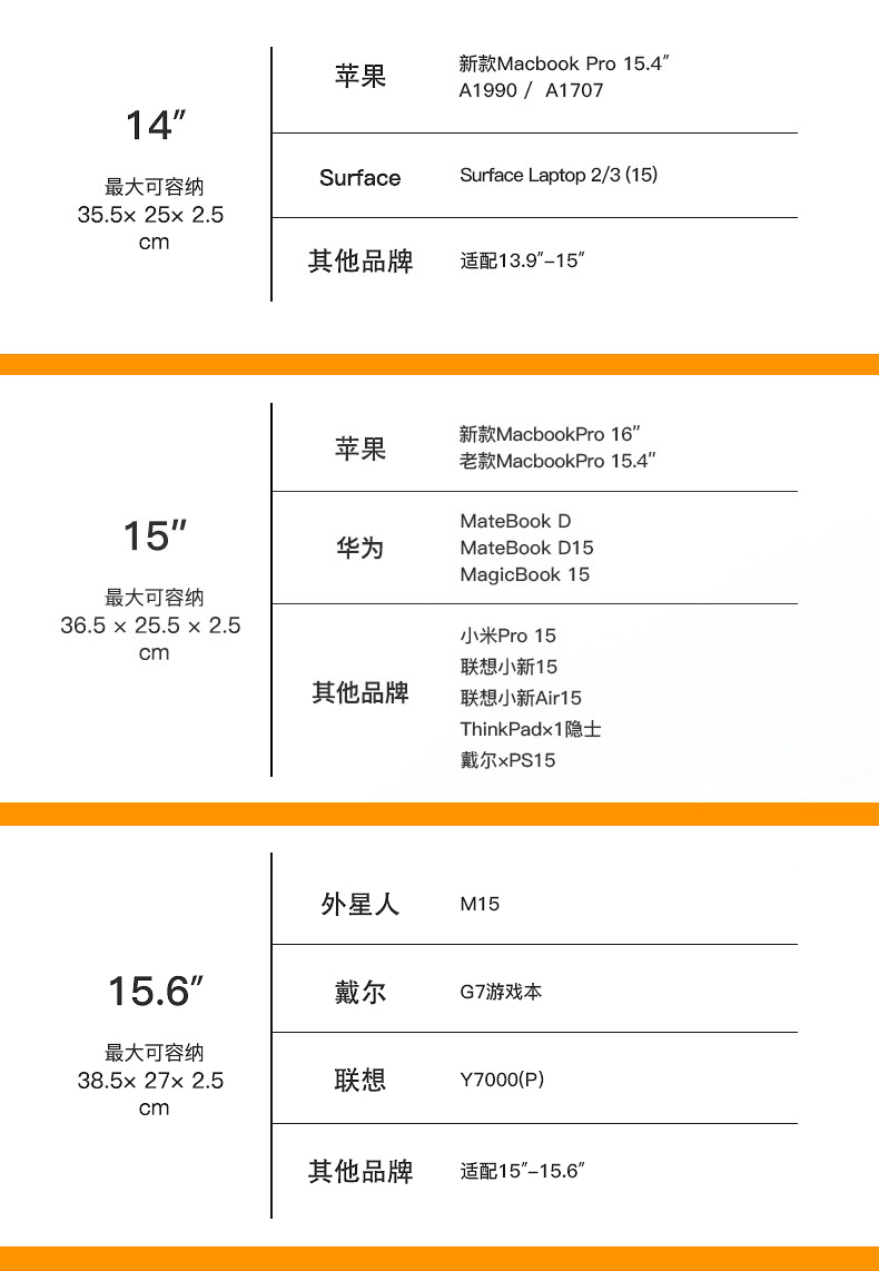 inateck大容量笔记本电脑包13商务手提包男士13.3寸笔记本-15英寸公文包单肩斜跨商务男士手提包 商务款|黑 13.3寸详情图片14