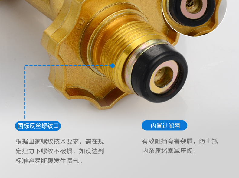 SKOK家用煤气灶低压阀门带表显减压阀煤气瓶罐装液化石油气调压器配件 家用防爆钢丝管-5米