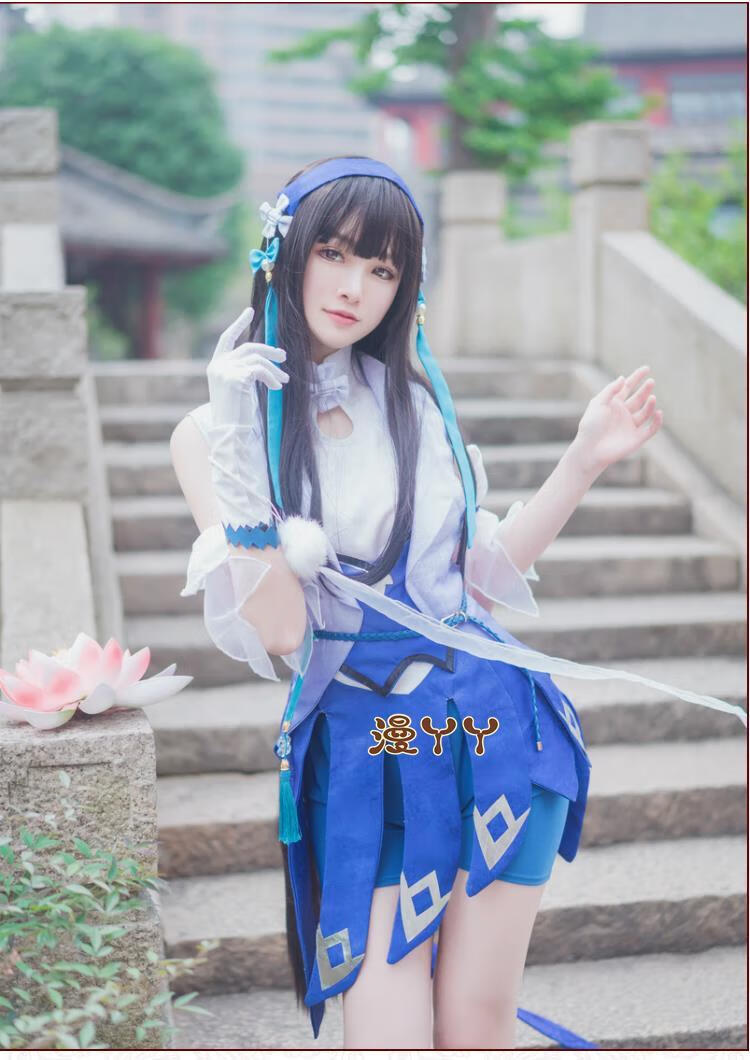 王者农药西施cos服西施幻纱之灵皮肤cosplay动漫服装女 西施服装一套