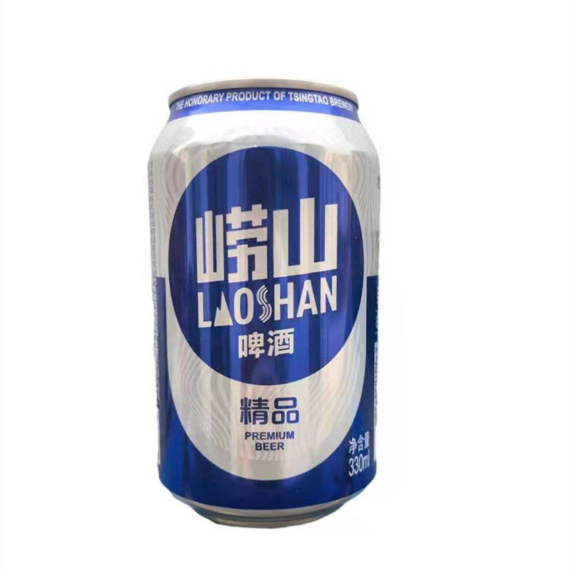 崂山精品啤酒330ml6罐装清爽口感9月产崂山精品啤酒6罐不兑奖