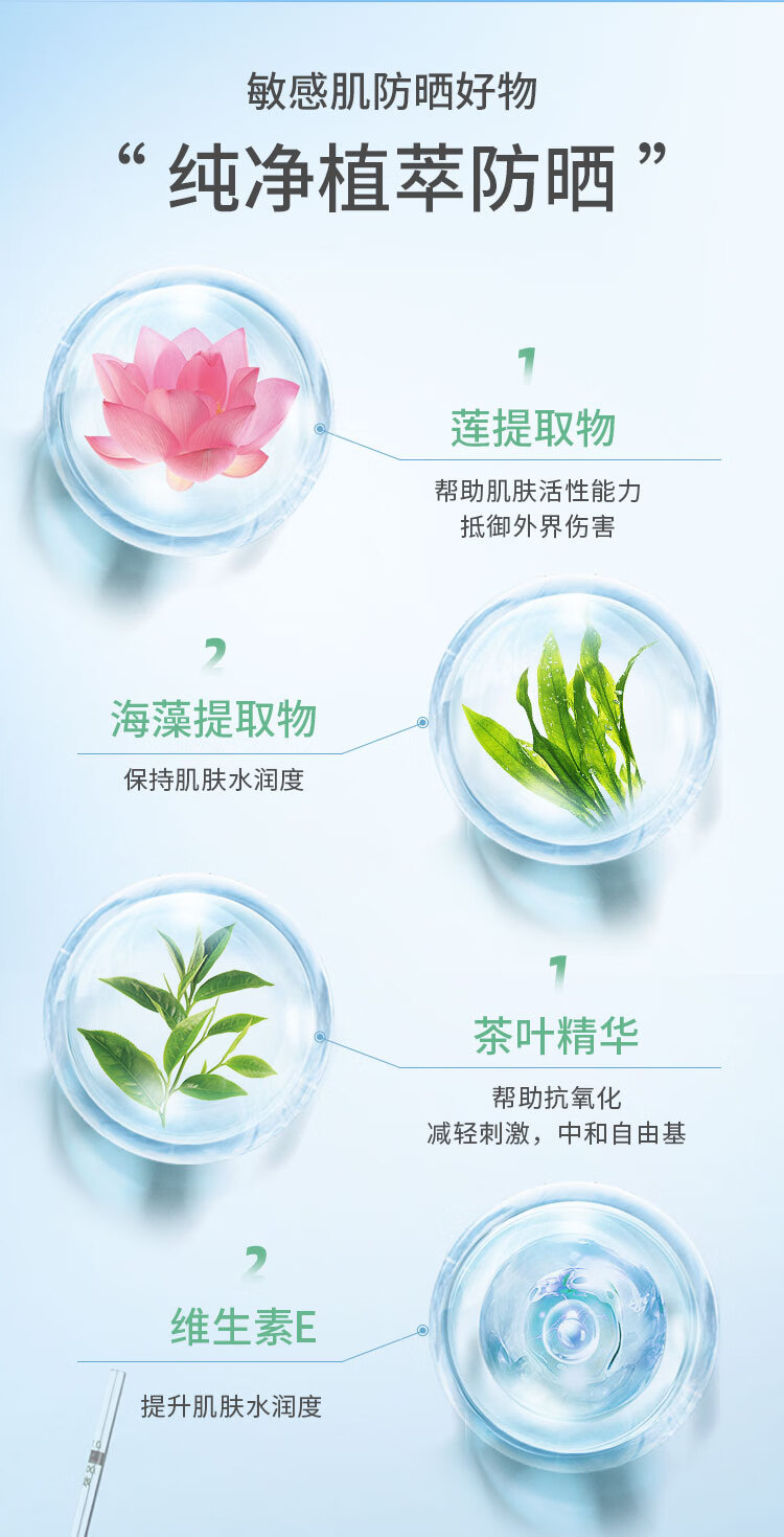 Coppertone确美同水宝宝纯净植萃婴儿防晒乳SPF50 177ML
