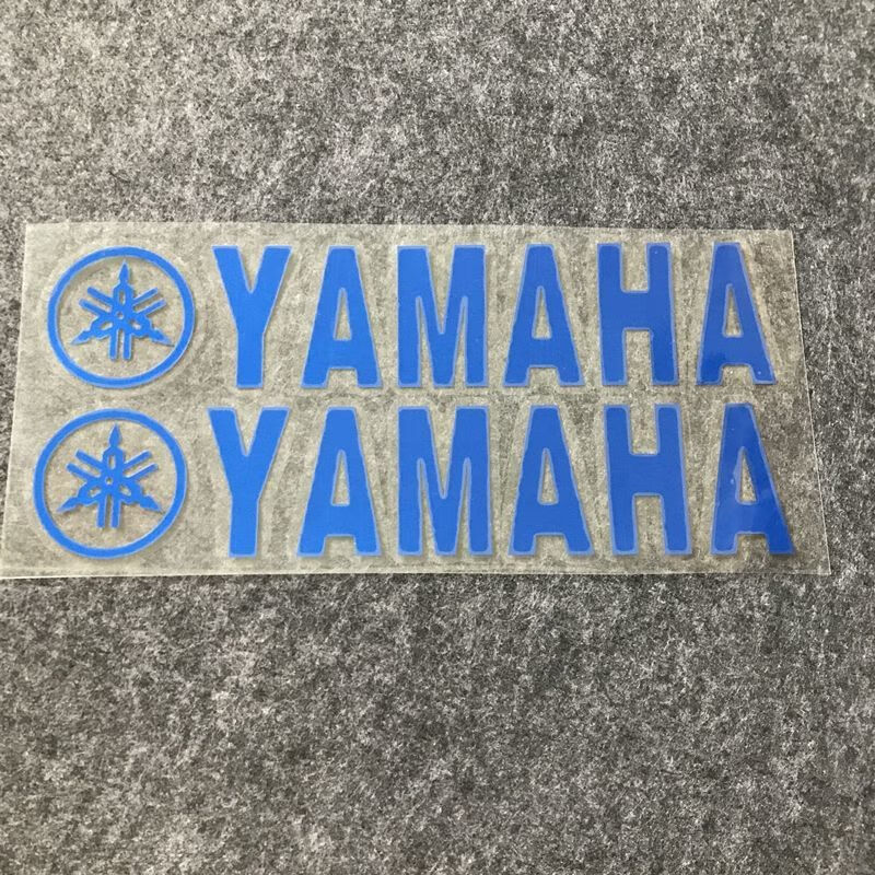 适用于摩托车贴纸雅马哈yamaha车标logo字母贴反光防水贴改装配件车