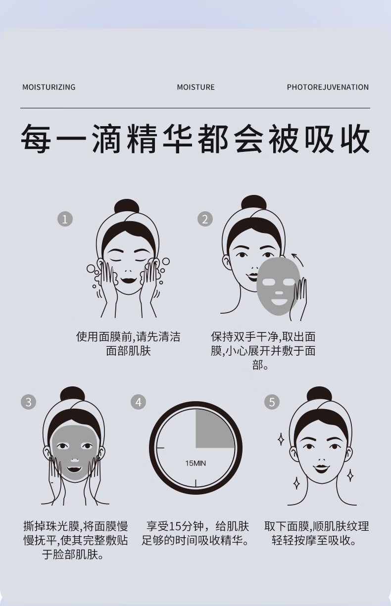 茗希芝【一元一片】面膜玻尿酸亮肤保湿补水滋润润肤轻薄清洁靓肤通用 10片【不送，到手10片】
