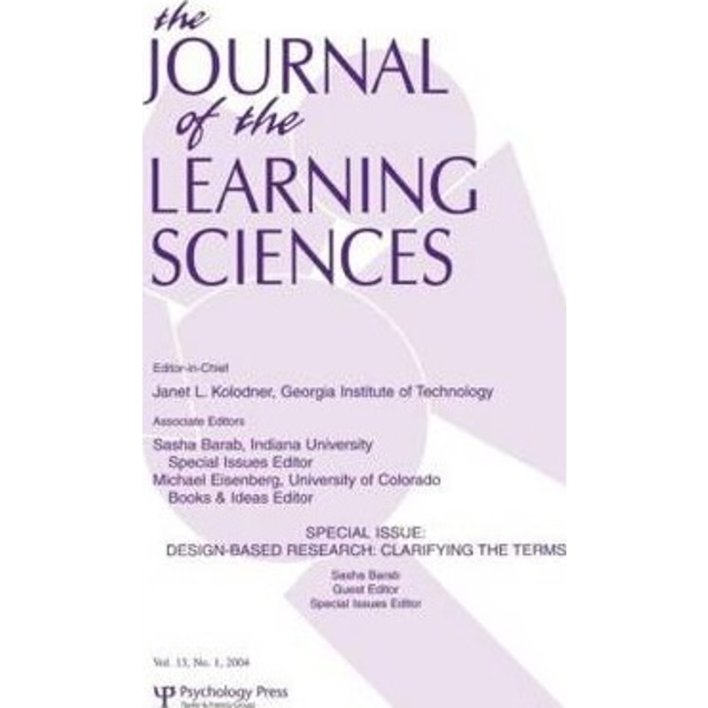 预订Design-based Research:Clarifying the Terms. A Special Issue of the Journal of the Learning Sciences