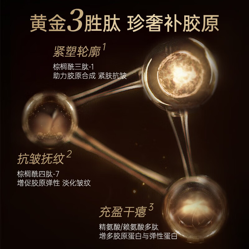 仁和匠心抗皱面霜补水高保湿提拉紧致护肤品化妆品淡化细纹干纹精华霜 薇养六胜肽抗皱面霜  单瓶50g