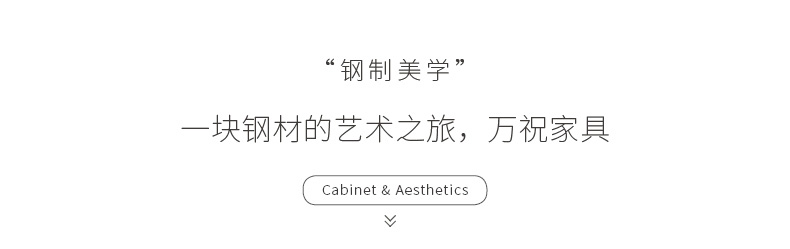 万祝钢制对开门电视机柜储物柜 家用卧室客厅带抽电视柜地柜 冰川白 高600宽1180深400MM