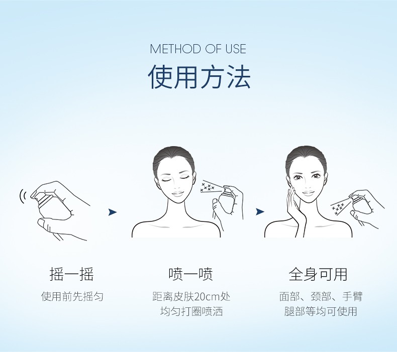 透蜜轻透防晒喷雾防晒霜SPF50隔离军训女男隔离紫外户外晒后修护 防晒霜30g