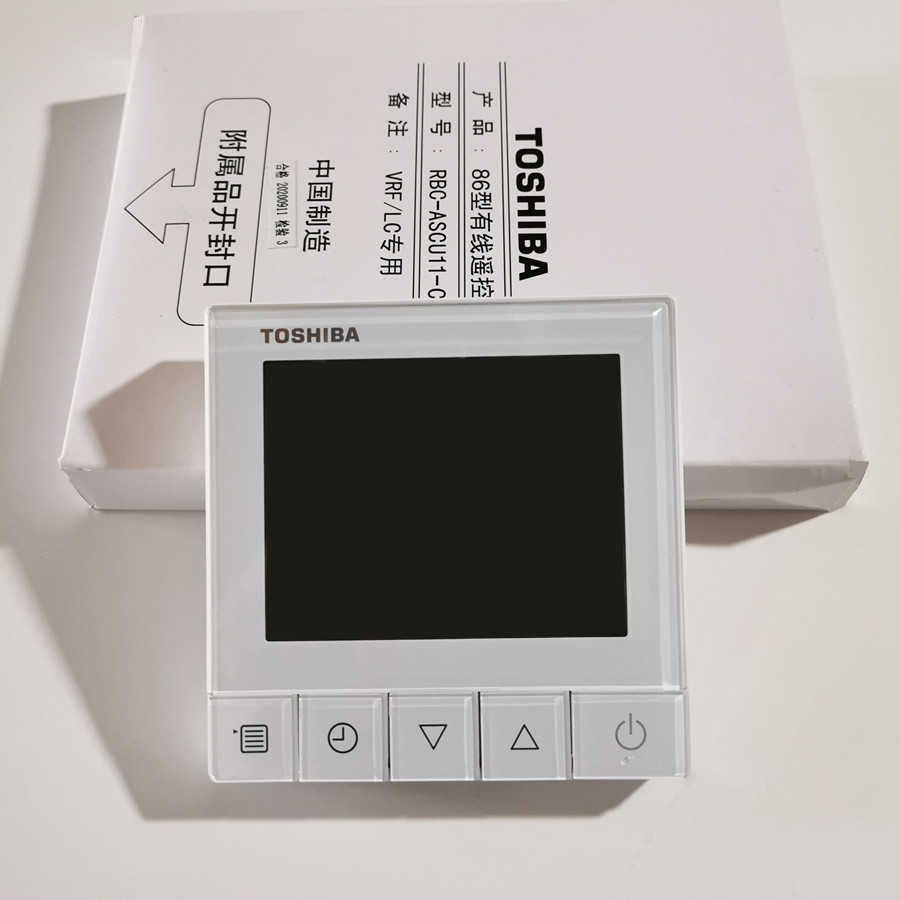 原装东芝中央空调线控器rbc-asc11e-c多联机控制器86型液晶面板 rbc