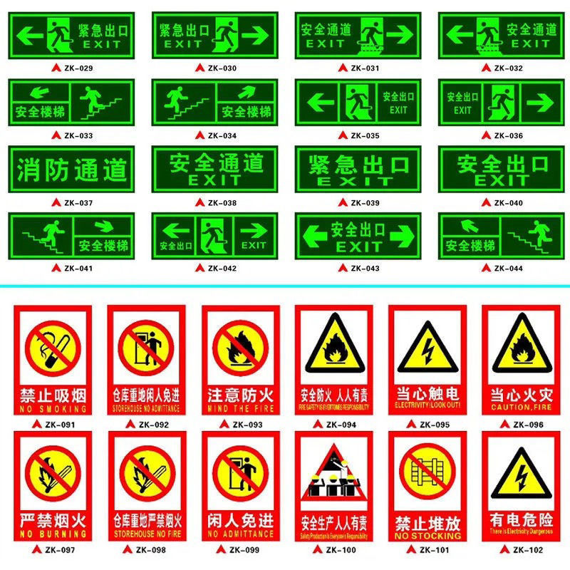 地贴标志消防通道逃生疏散墙贴商场超市饭店酒店小心台阶地贴提示牌
