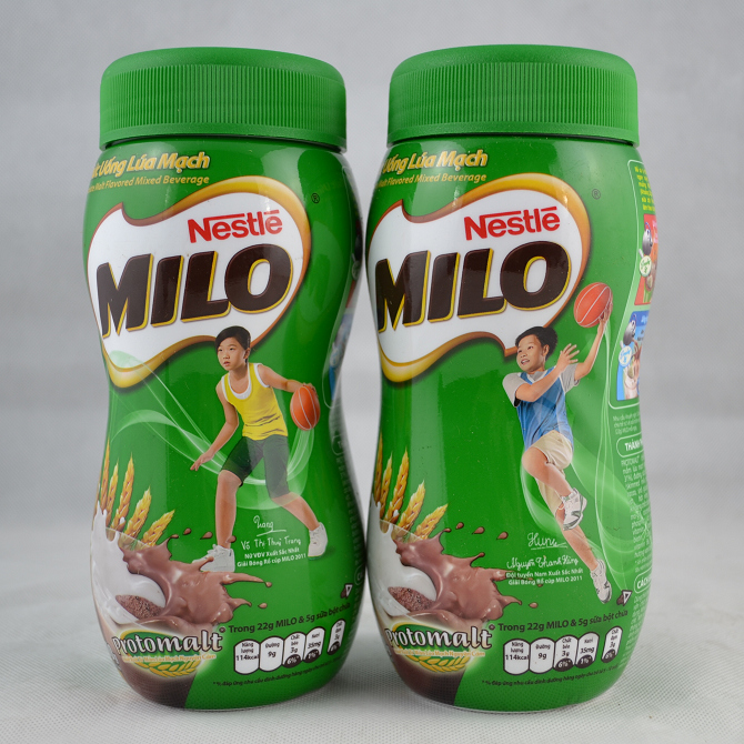 圣诞节越南进口nestle美禄milo麦芽可可粉巧克力速溶饮料400g瓶装纯