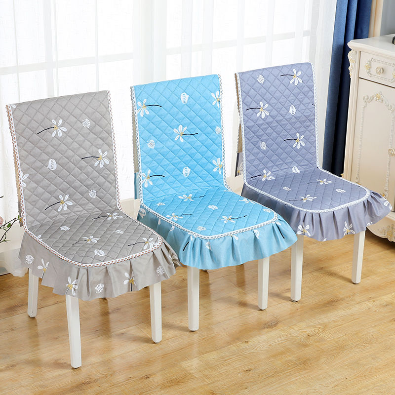 连体坐垫椅子套罩一体椅子垫靠背四季通用防滑加厚餐桌椅套餐桌布尚雅