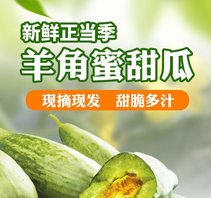 山东羊角蜜3/5斤新鲜应季水果 头茬羊角蜜3斤实惠装