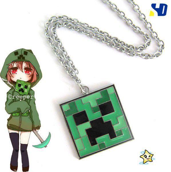 京品推荐星云集我的世界游戏周边砖石剑jj怪苦力怕钻石剑镐项链钥匙扣