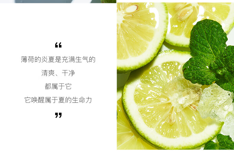 法颂 送礼物青柠薄荷香水男女士小冰块香水清新淡雅送女友60ml