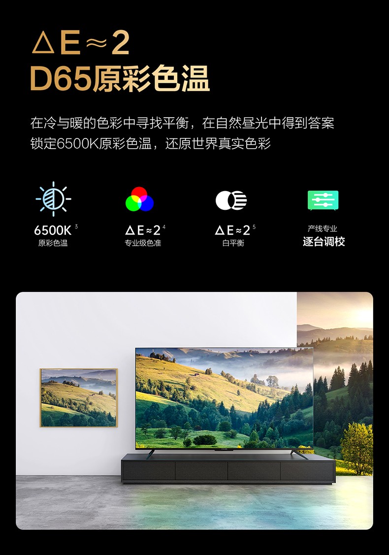 TCL雷鸟电视 S535D AI远场语音 云游戏电视 全面屏 MEMC防抖 液晶平板电视机 以旧换新 65英寸 65S535D 官方标配