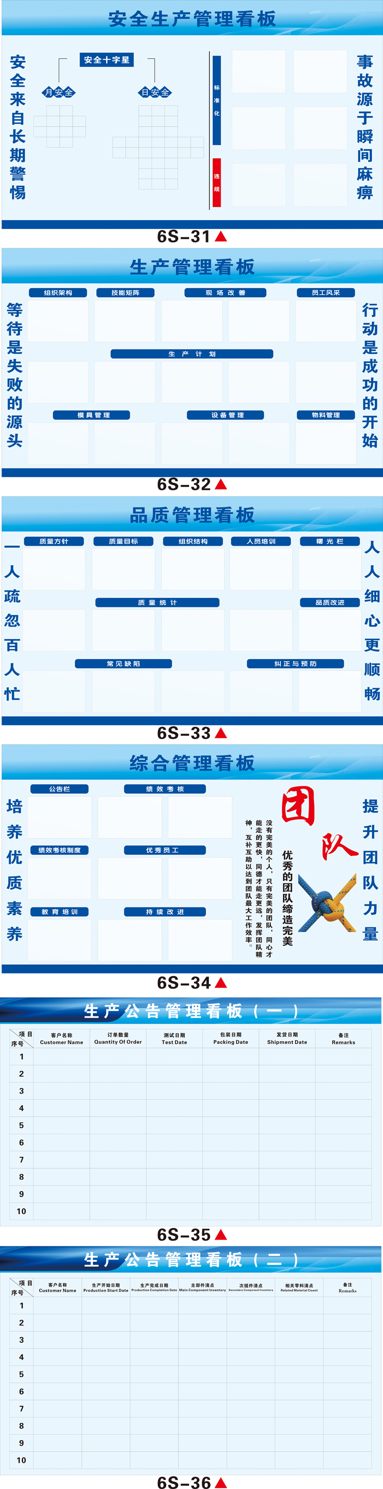 6s7s质量管理看板2021安全生产月宣传挂图工厂车间消防安全标语6s1270