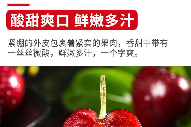 【JD空运】 山东大樱桃 时令生鲜水果 孕妇水果 当季整箱 2500g 大果 (24-26mm)