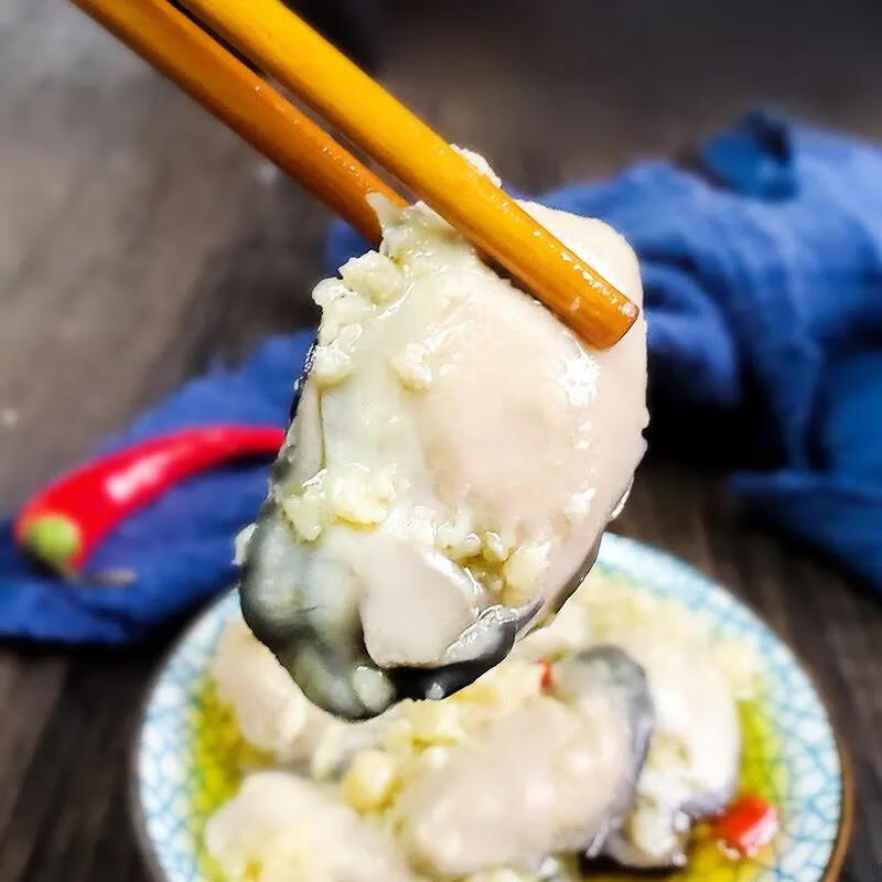 生蚝罐头即食麻辣蒜蓉海蛎子牡蛎肉熟食即食海鲜罐头蒜蓉生蚝罐头2罐