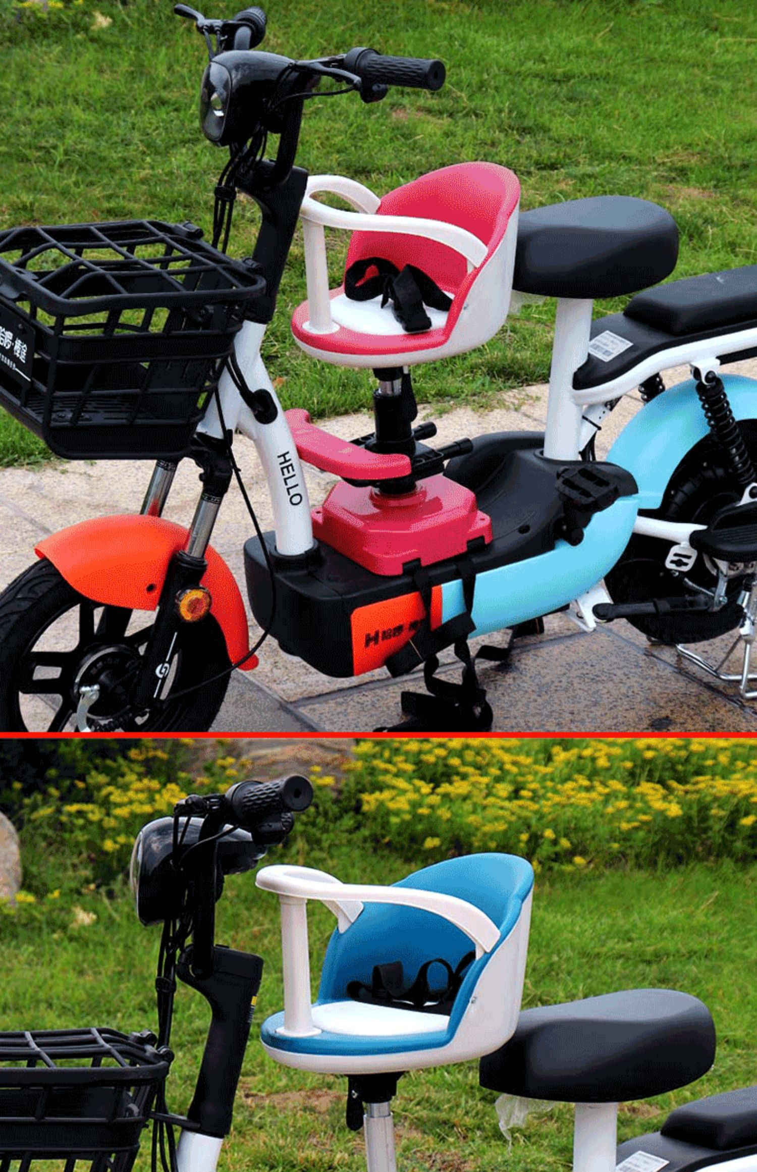 电瓶车前置宝宝座椅电动车儿童坐椅婴幼儿安坐凳摩托车小孩车坐