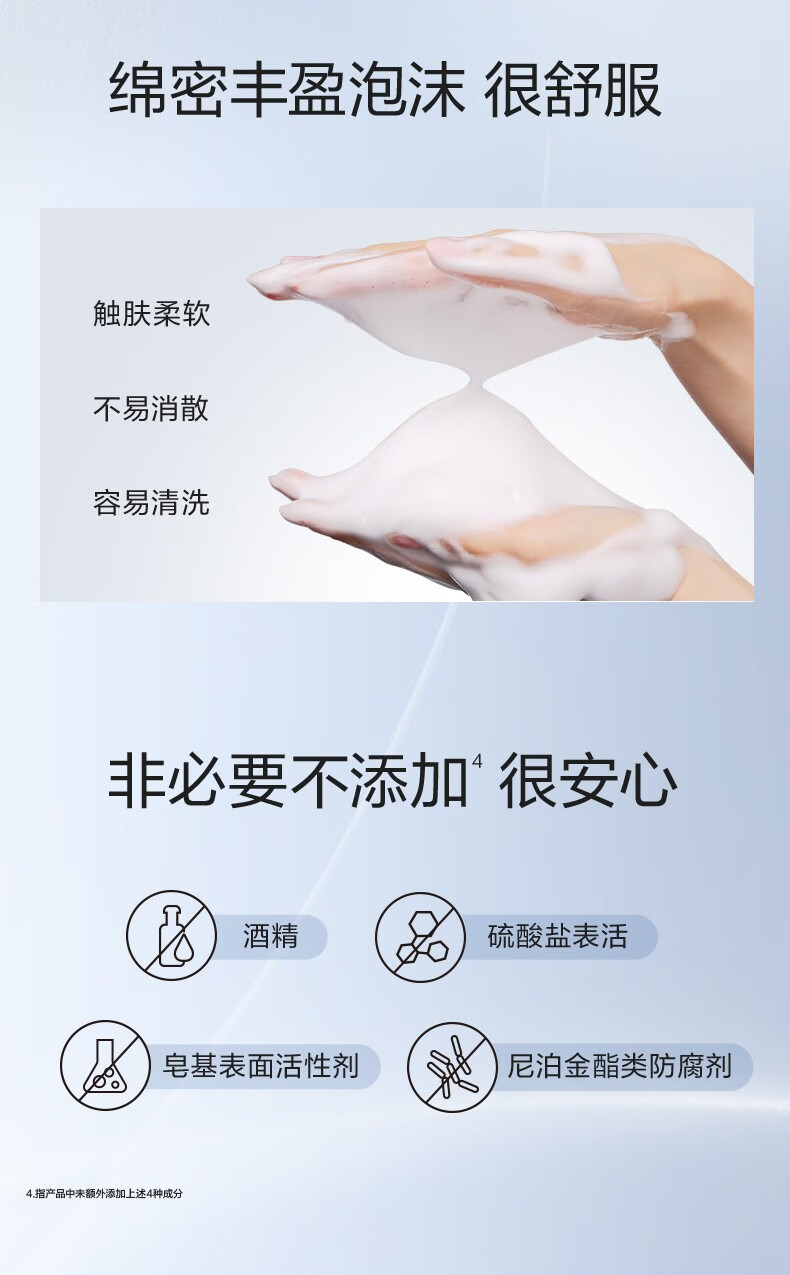 珀莱雅（PROYA） 净柔舒润氨基酸洗面奶深层清洁毛孔洁面乳泡沫礼物 100g