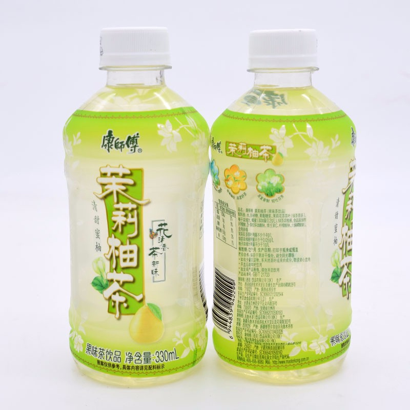 康师傅无糖冰红茶零卡330ml6瓶小瓶茉莉蜜茶绿茶蜜桃汁饮料康师傅茉莉