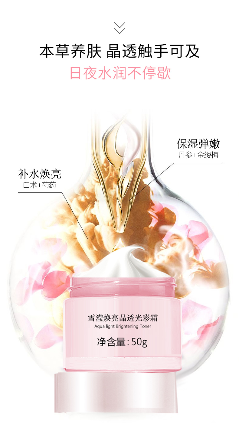 百雀羚气韵护肤品礼盒（焕亮 保湿补水）化妆品套装 【四件套】洁面乳+晶透水120g+乳液+面霜