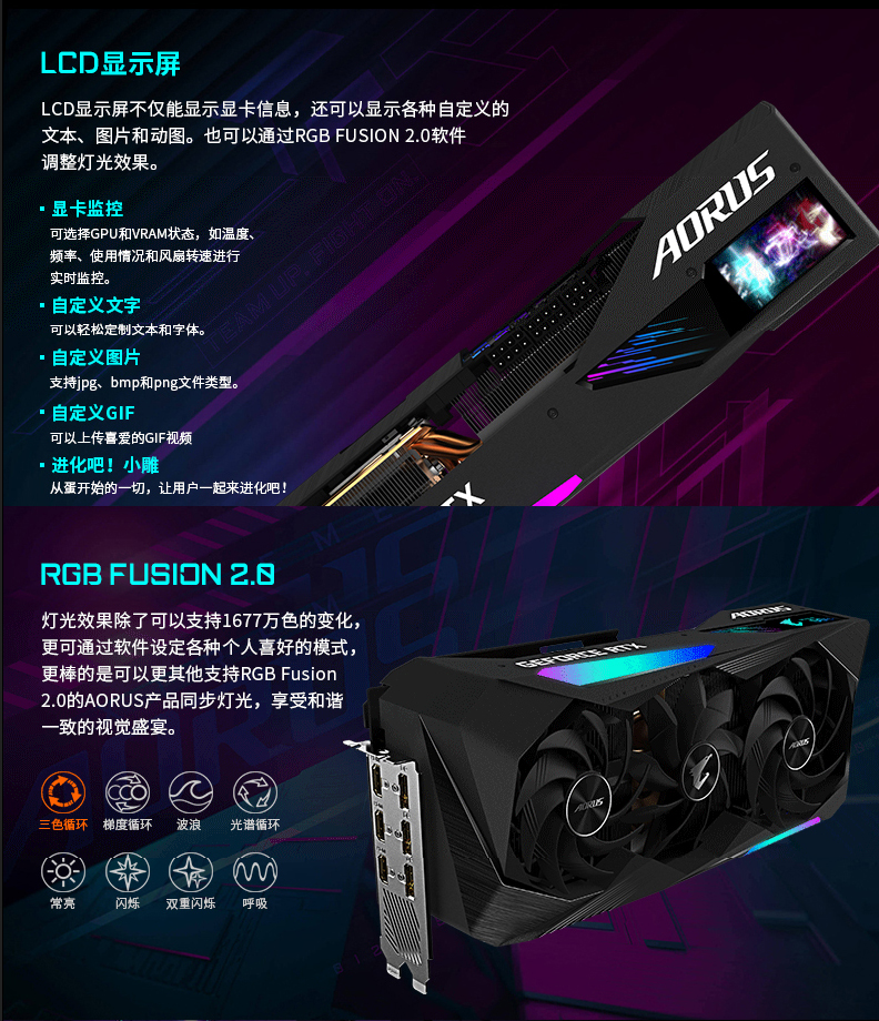 技嘉(gigabyte) rtx 3070ti 魔鹰/雪鹰/超级雕 台式