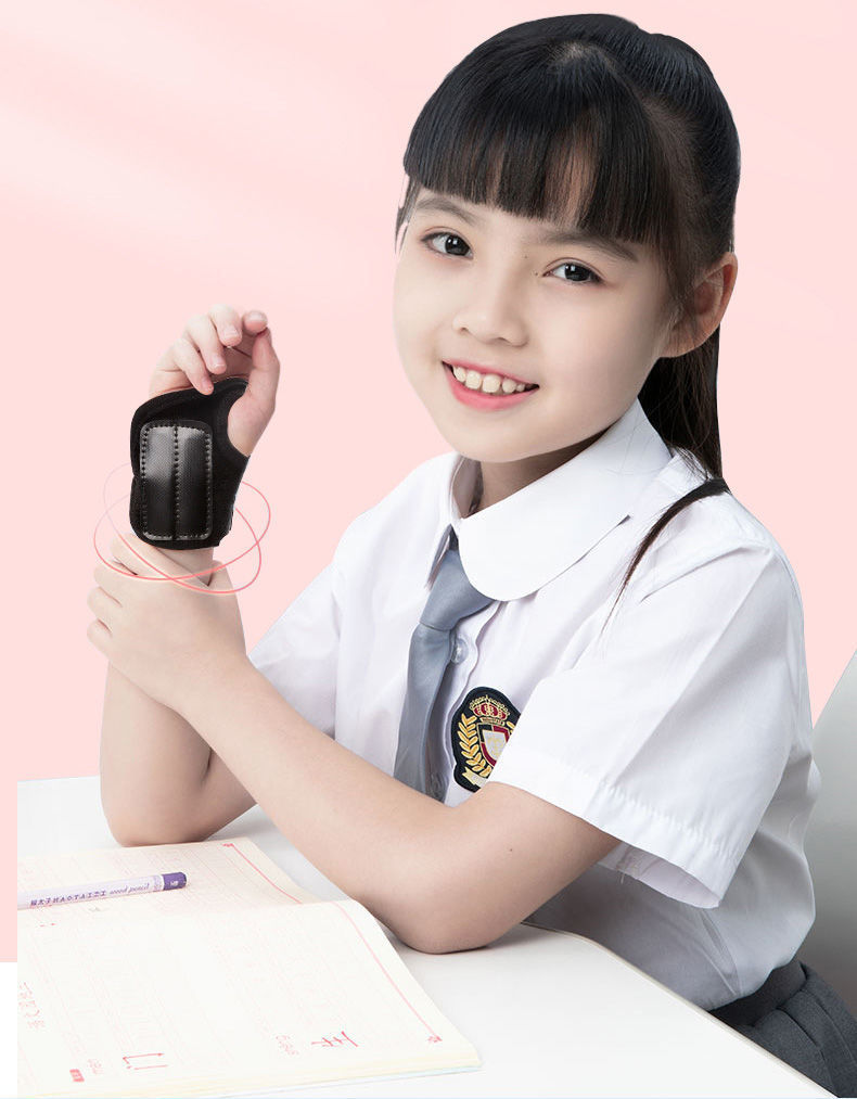 小学生儿童防勾手腕握笔器初学写字手腕防勾纠正器老师推荐 耐脏黑色
