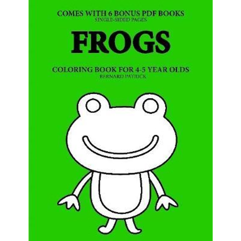 按需印刷Coloring Books for 4-5 Year Olds  (Frogs)[9780244262433]