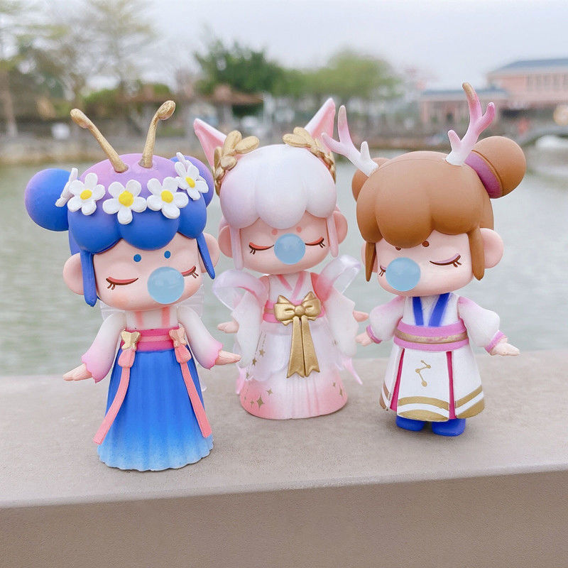 芙蓉仙子 品牌: 姒桀 商品名称:盲盒林深不知处狐仙蝴蝶精与子成说