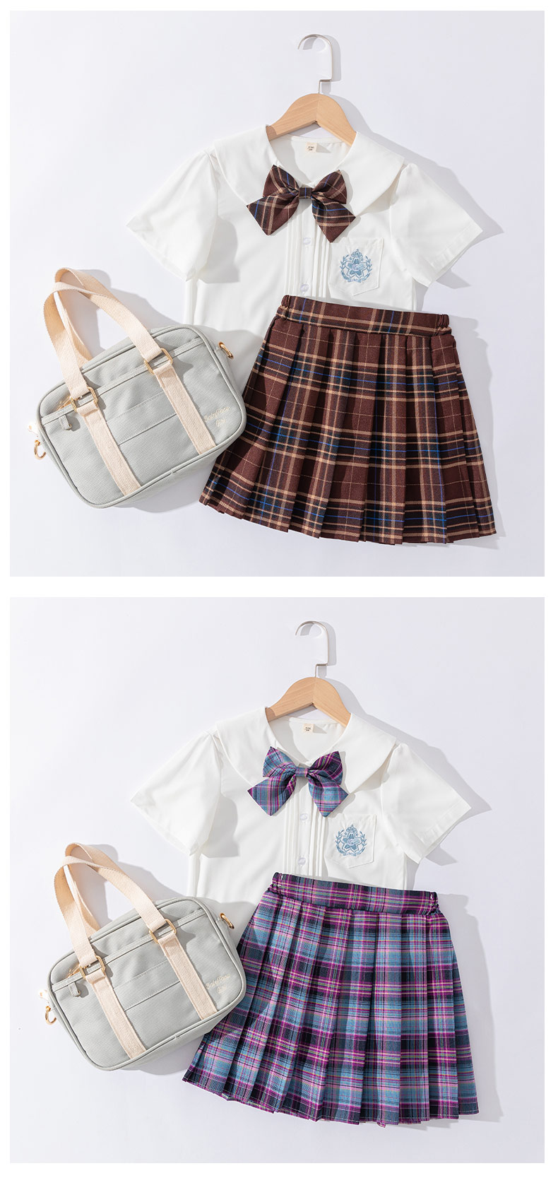 15岁女童夏季套装2021学院裙子夏时尚女孩衣服儿童jk夏天裙女大童学生