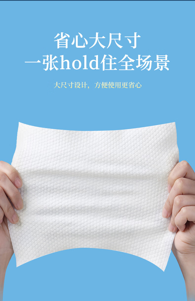黎漾超柔加厚洗脸巾一次性擦脸巾洗面棉柔巾洁面珍珠纹款（20*20cm） 三包装（超值）