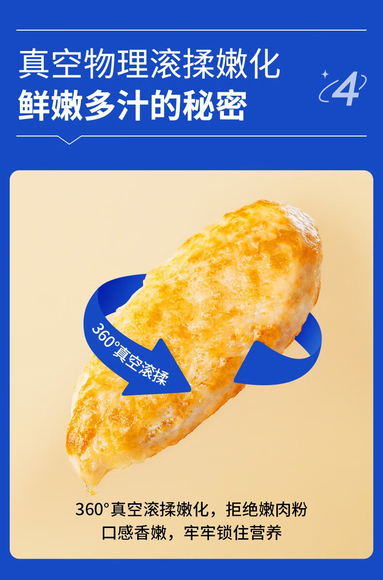 小牛凯西 健康轻食香煎鸡排汉堡包鸡排鸡胸肉鸡扒鸡块健身代餐即食半成品 100g/片 香煎鸡排10片+送3片