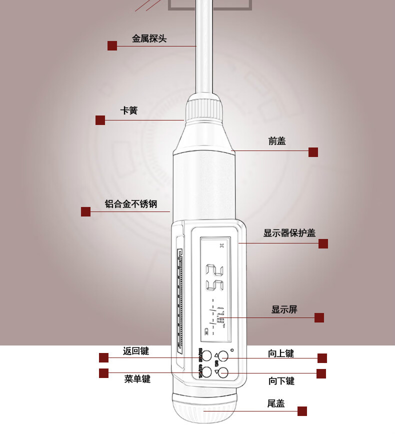 回弹仪 数显混凝土强度检测仪 混凝土抗压强度检测器 机械回弹仪 钢砧