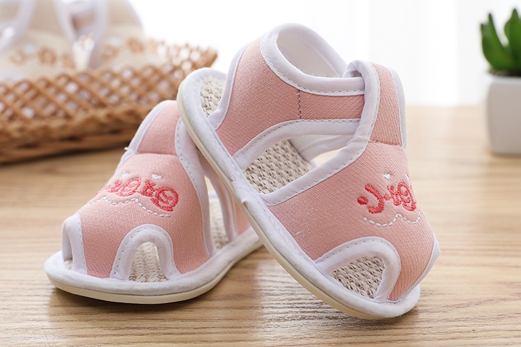 迪士尼【特价捡漏】0-1岁婴儿鞋宝宝软底学步鞋夏季男女布鞋防滑透气