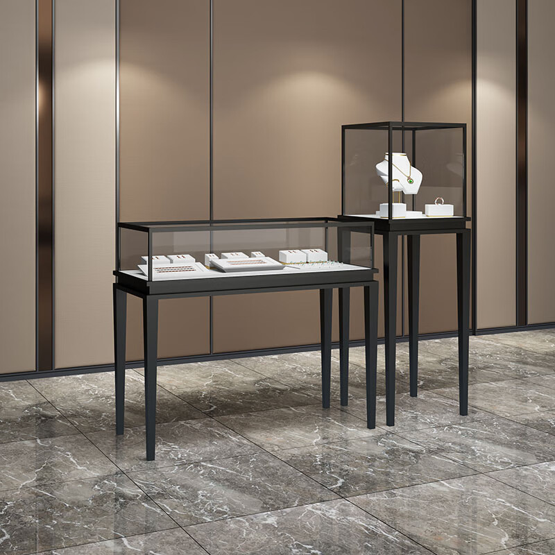 navcon 玻璃展柜珠宝展示柜首饰玉器工艺品柜博物馆玻璃精品展柜古玩