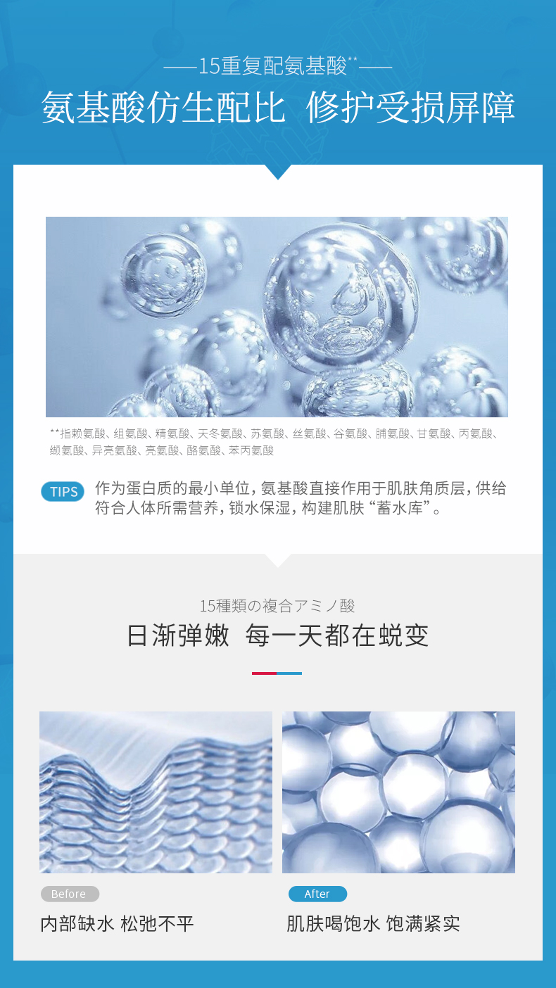 韩束（KAN’S） 护肤品送女友老婆面膜玻尿酸男女补水保湿舒缓晒后修护收缩毛孔 水库面膜30片