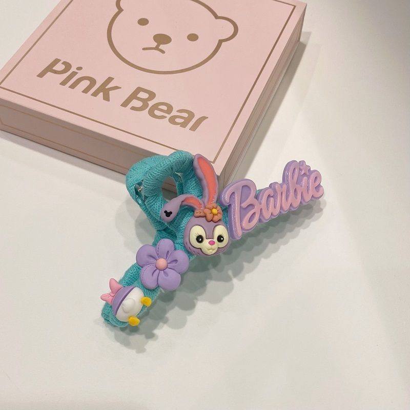 星黛露材料包hellokitty凯蒂猫手工鲨鱼夹diy发夹抓夹后脑勺盘发鲨鱼