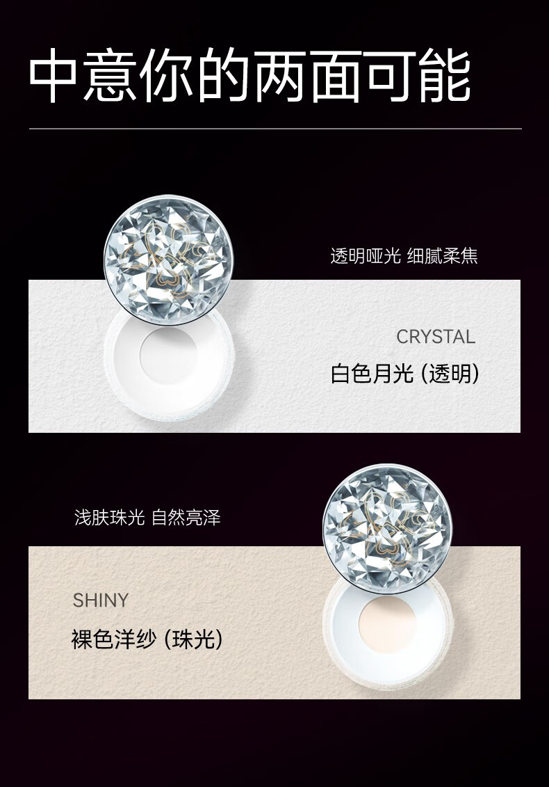 Color Candy糖果彩色浪姐蜜粉散粉定妆控油轻薄自然持久防水防汗不易脱妆 02 裸色洋纱